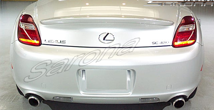 Custom Lexus SC430 Trunk Wing  Coupe (2001 - 2009) - $225.00 (Manufacturer Sarona, Part #LX-009-TW)